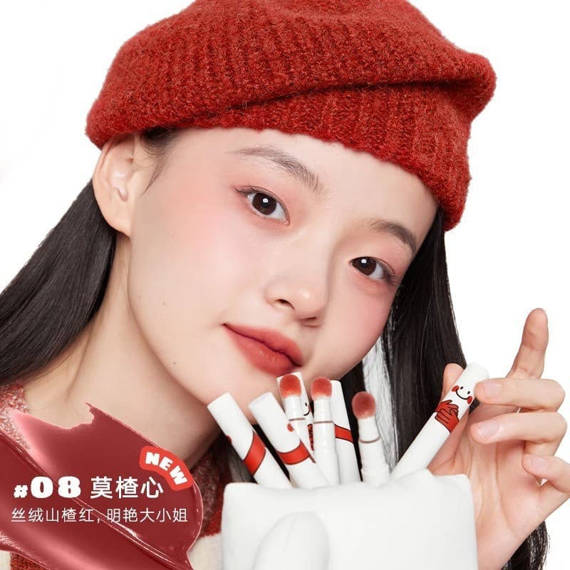 Judydoll Hug Series Limited Edition Lip Powder Cream Cushion Lip Cream Matte Lip Glaze Lipstick Lip Mud Highly Pigmented