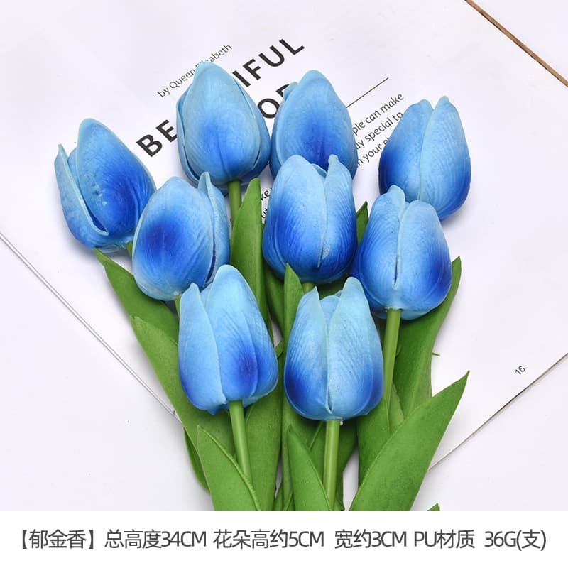 Blue Artificial Flowers for Weddings, Celebrations, Halls, and Home Decor – Faux Roses, Fake Plastic Flowers Wholesale