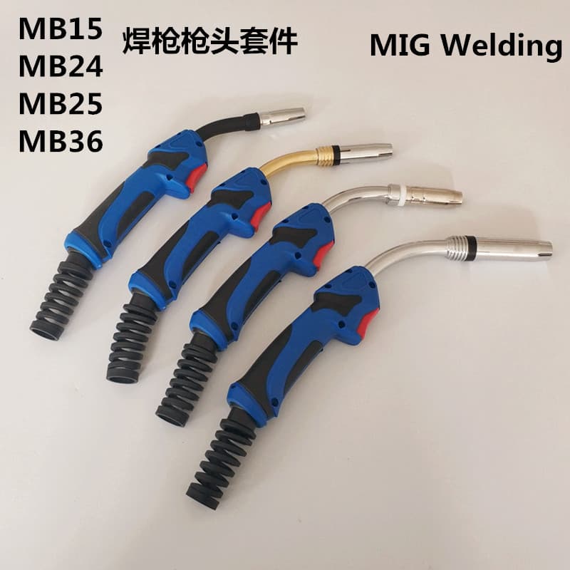 MB15AK Welding Torch Nozzle Set MIG Gasless Welding Gun MB24 Torch 4M MB25 MB36 Torch Handle Kit