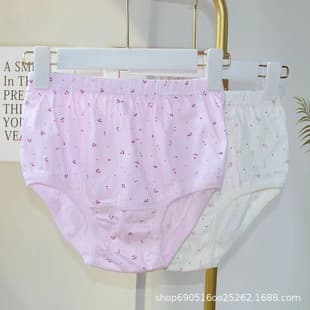 Cotton Discount Women's High-Waist Underwear, Plus Size Triangle Panties for Middle-Aged and Elderly Mothers, Comfort Fit Briefs