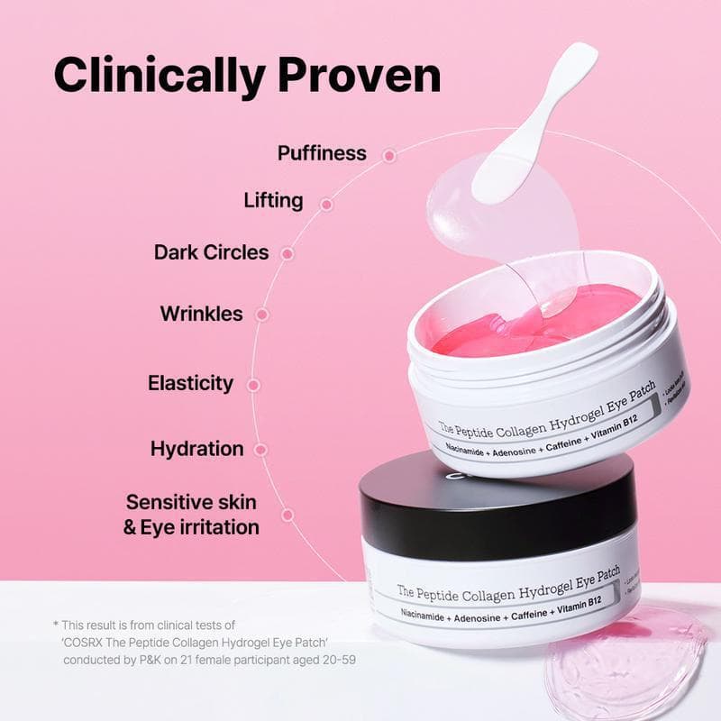 Cross-border spot TK popular peptide collagen eye mask to improve fine lines around the eyes, hydrating and moisturizing eye patch 60pcs