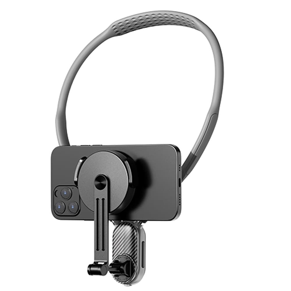 NOZI Action Camera Neck Mount, First-Person 360° Phone Neck Holder, Chest-Mounted Fixing Bracket
