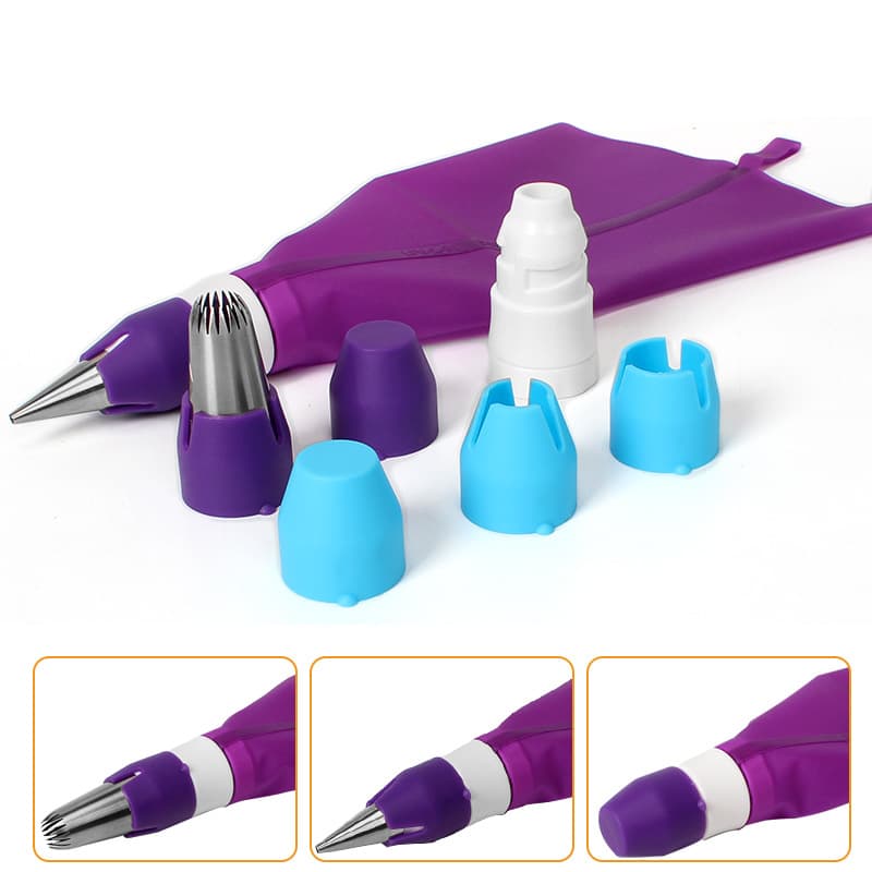 In Stock Cake Cream Piping Tip Converter 1.8cm 2.5cm Multi-diameter Linker Baking DIY Tool