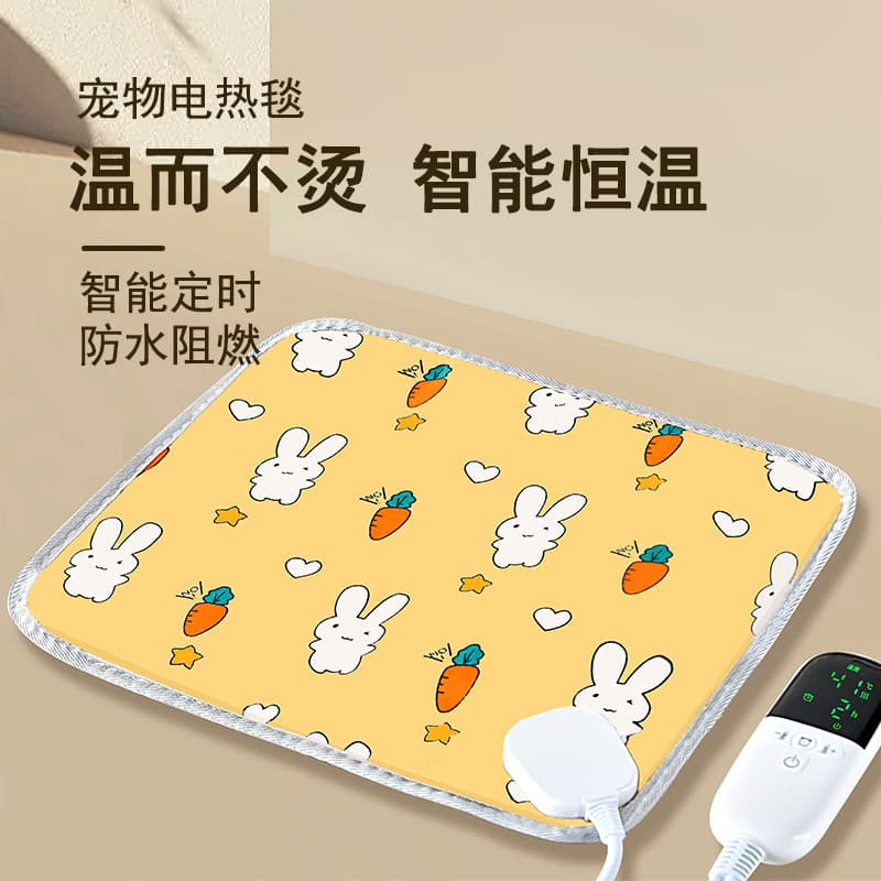 Wholesale Winter Pet Electric Blanket, Cat and Dog Warming Constant Temperature Bite-resistant Heating Pad, Smart Timer Pet Heating Mat