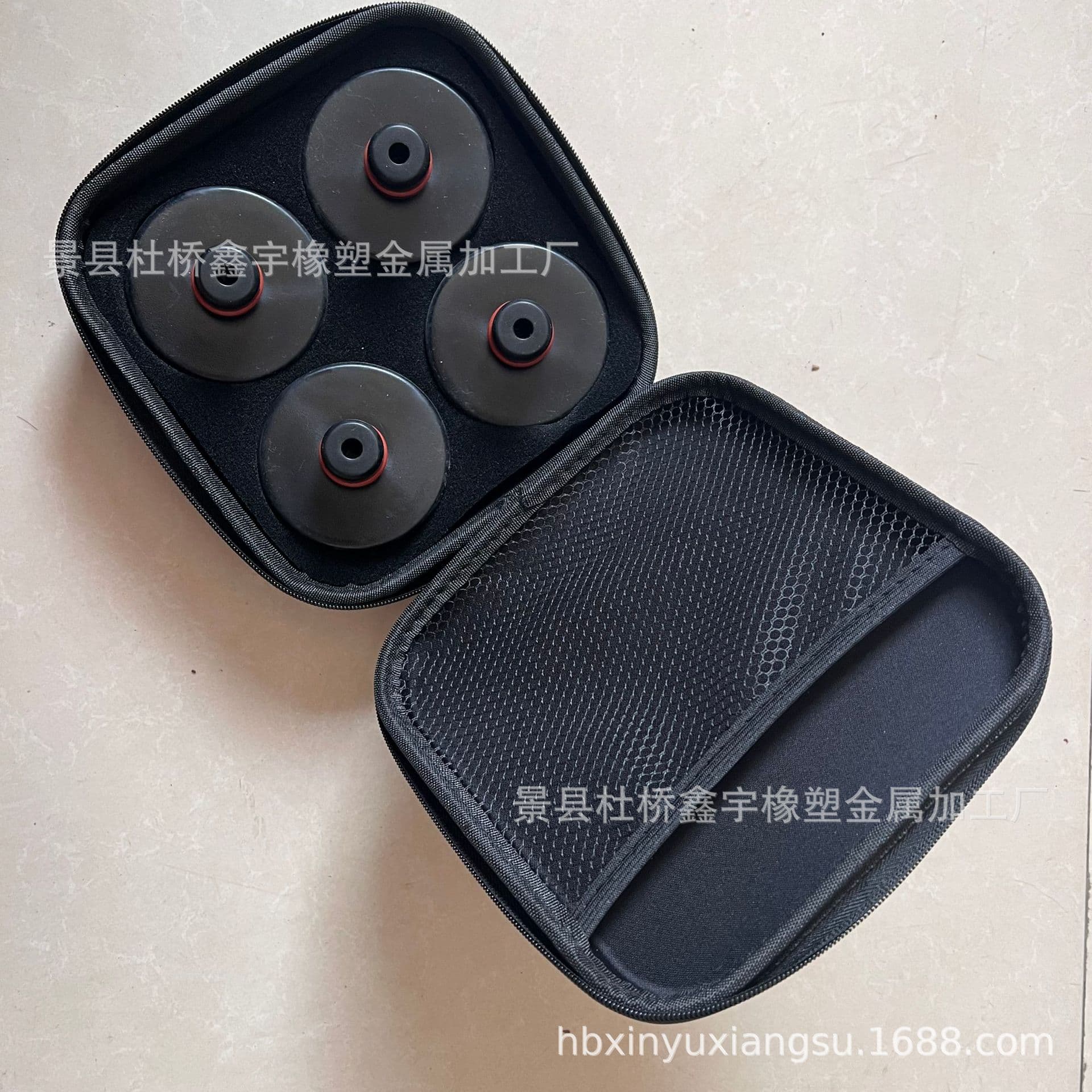 Jack Rubber-Plastic Feet, Rubber Pads, Jack Support Blocks, Shock-Absorbing Pads, Black Rubber Buffer Blocks Manufacturer Supply