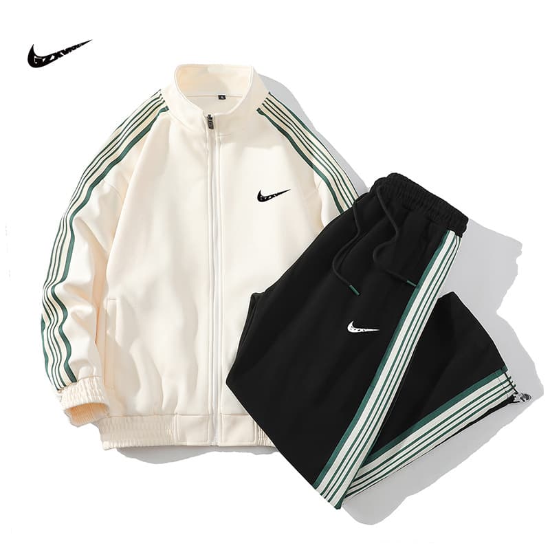 Men's 2024 Spring and Autumn Sports Suit Men's and Women's Sweatshirt New Trendy Brand Couple Running Casual Sportswear Suit