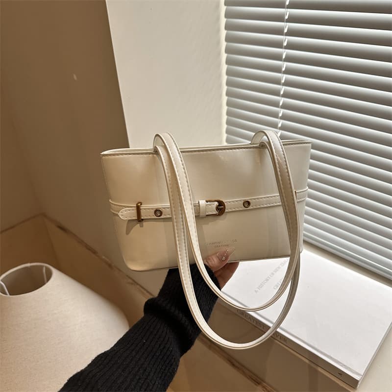 Korean-Style Niche Retro Trendy Women's Bag 2026 Spring New Maillard Shoulder Bag Simple Commuter Tote Bag