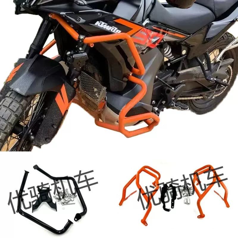 KTM 790 ADV Crash Bars 890 ADV/R Modified Bumper 2024 Upper and Lower Engine Guard Bars