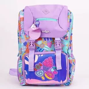 Australian Smiggle Backpack Student Ice Cream Summer Cute Kids Girls Double Shoulder Pencil Case Lunch Bag
