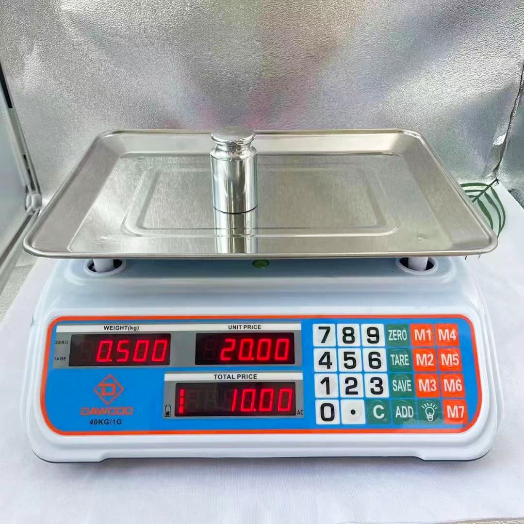 Pricing Scale Commercial Electronic Scale Supermarket Fruit Table Scale High Precision Stall Vegetable Scale Small Platform Scale