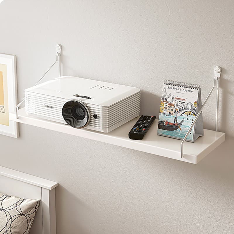 No-Drill Projector Stand Tray Wall Mount Ceiling Installation Wall Shelf for Living Room Bedside Storage