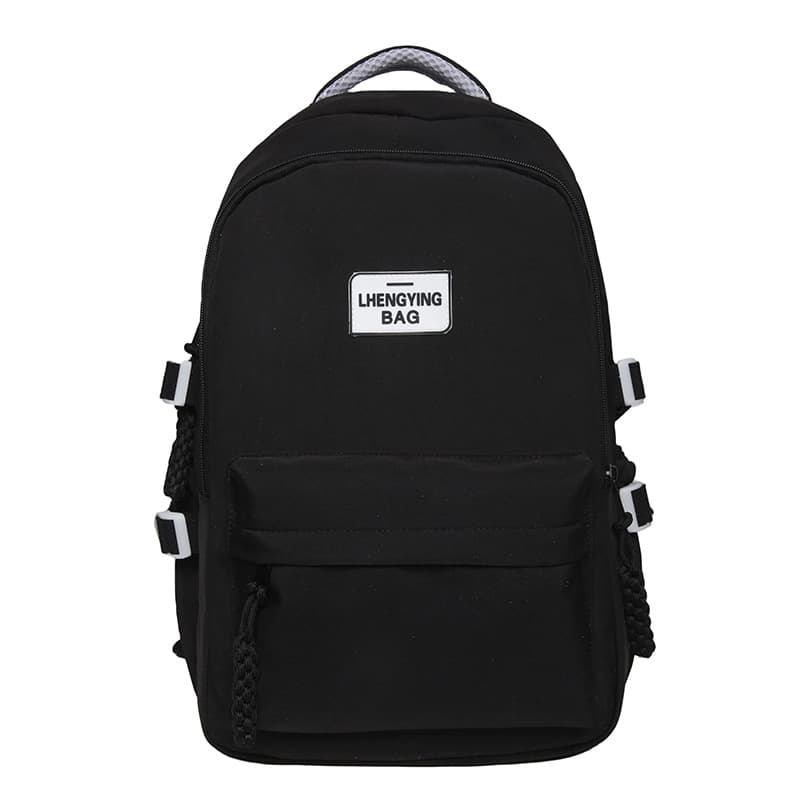 New Large-Capacity Minimalist Travel Backpack for Middle and High School Students, Light Fresh Style, High Appearance, Dual-Use for School and Travel