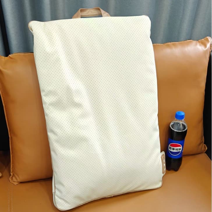 Office massage cushion, wireless portable cervical, waist, and back neck massager, rechargeable chair pad, 2025 new model.