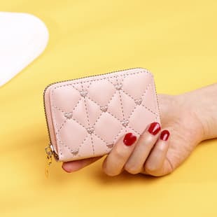 Accordion Card Holder 2026 New PU Multi-slot Card Case Driver's License Document Holder Zipper Coin Purse Anti-theft RFID Blocking Card Holder