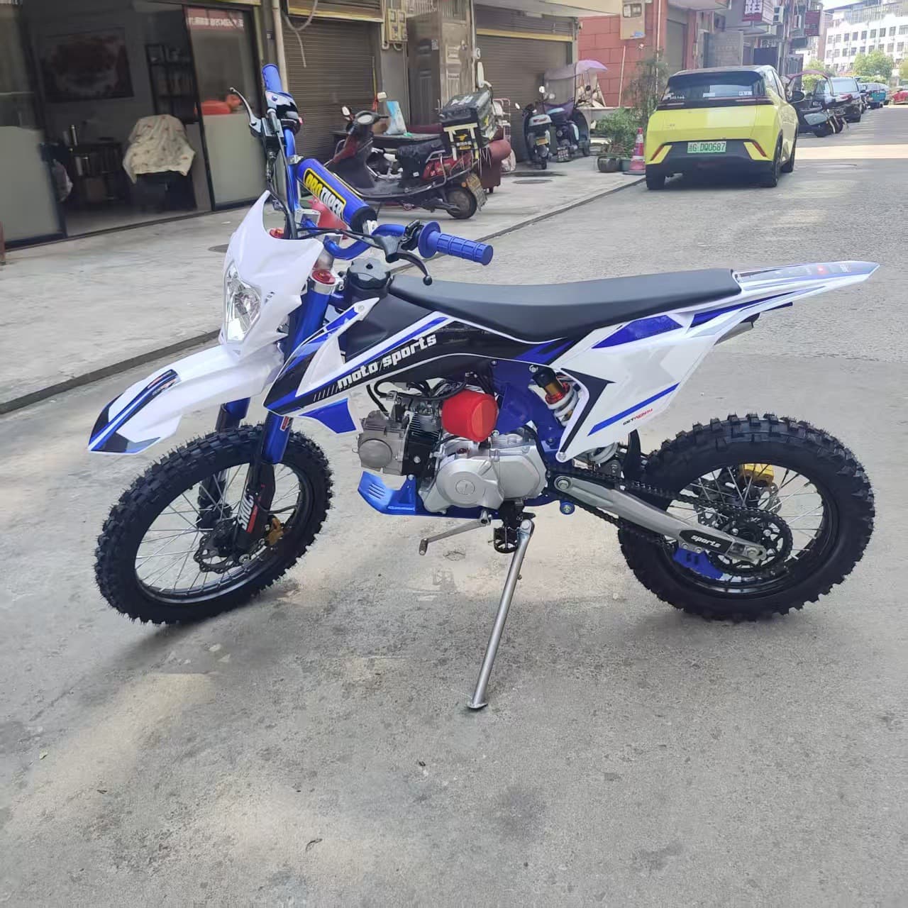 Step-by-Step Electric Start 125cc Off-Road Motorcycle ATV Sand Buggy Two-Wheel Off-Road Motorcycle High Competition Mountain