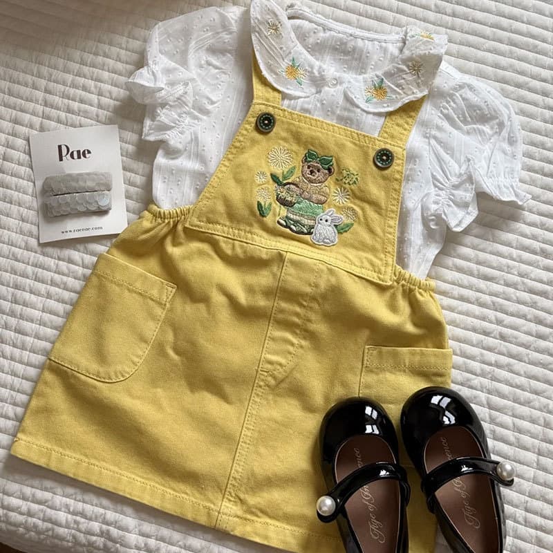 Girls' Dress Children's Skirt Summer 2025 New Style Beautiful Suspender Dress Baby Yellow Stylish Princess Dress
