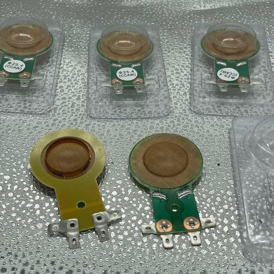 25.4 Tweeter Diaphragm Bracket, Small Tweeter Diaphragm, Audio Speaker Accessories, Audio Organization Voice Coil, Factory Wholesale