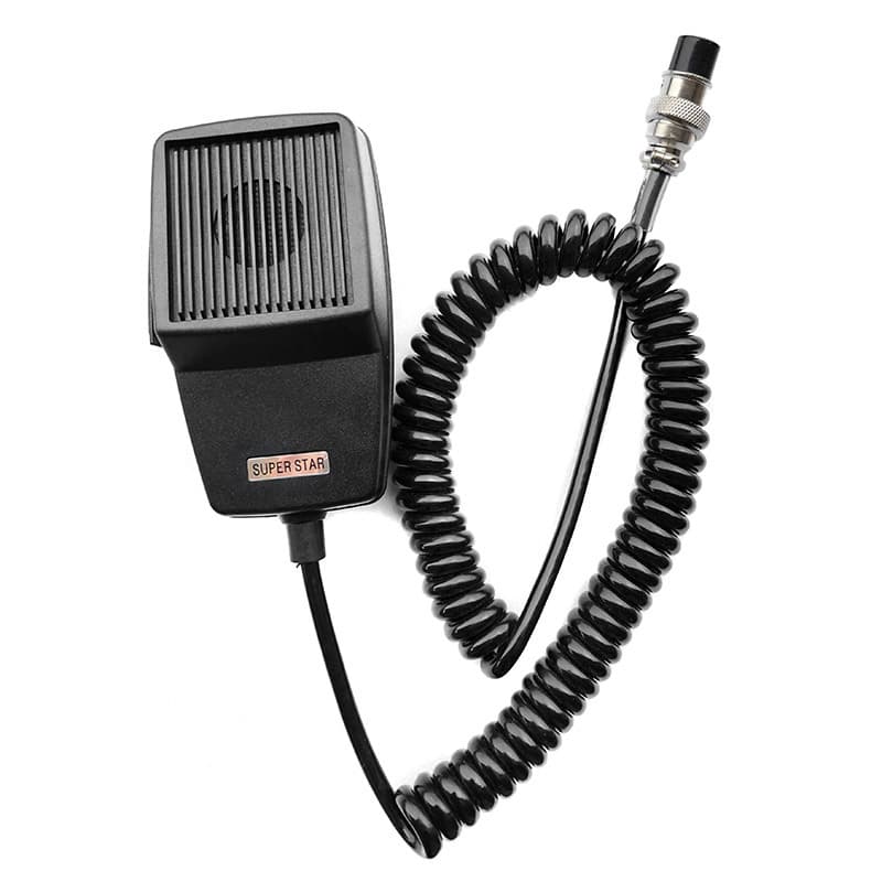 Compatible Cobra CB-507 CB Microphone with Aviation Connector 4-Core Hand Mic for Two-Way Radio