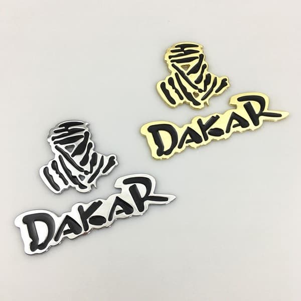 Dakar Car Sticker DAKARESUV Rally Off-Road Vehicle Decal Modification Cross-Border Personalized Metal Sticker Wholesale
