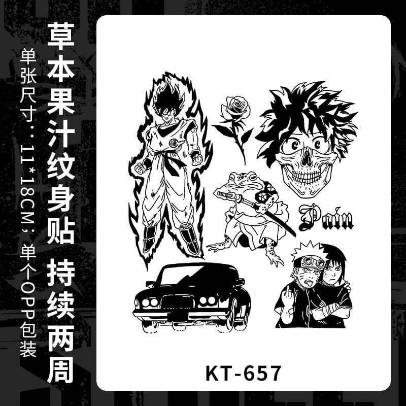 Original Premium English Letter Tattoo Sticker Waterproof Long-Lasting for Men and Women Realistic Collarbone Semi-Permanent Herbal Juice Paper