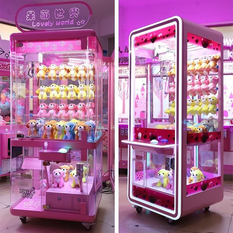 Popular online claw machine, commercial large-scale QR code gift machine, adorable world-selling fishing game machine, plush toy machine