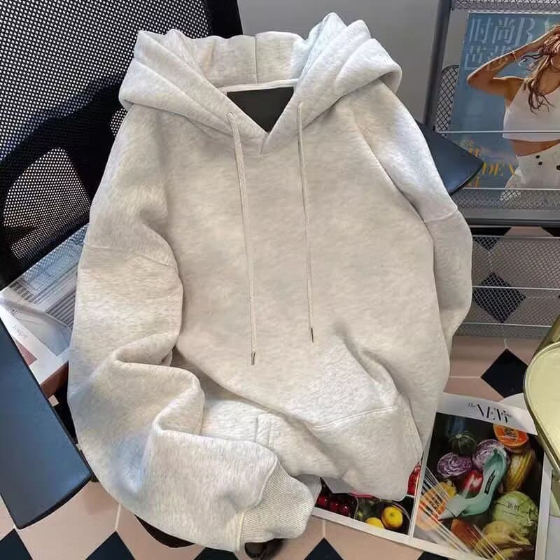 Men's Hooded Sweatshirt Spring Autumn Ins Hong Kong Style Loose Streetwear Letter Print Versatile Jacket 2026 New Arrival
