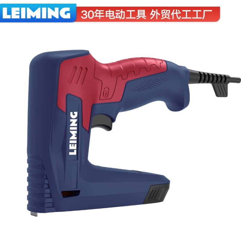 Leiming J-118 Electric Nail Gun, Dual-use for Straight and U-Nails, Lithium-powered for Woodworking