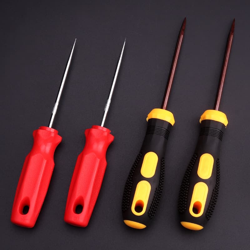Solid Awl Full Steel Awl Stainless Steel Sharp Hook Hole Punch Shoe Repair Straight Awl Hole Punch Sharp Awl DIY Reamer Needle
