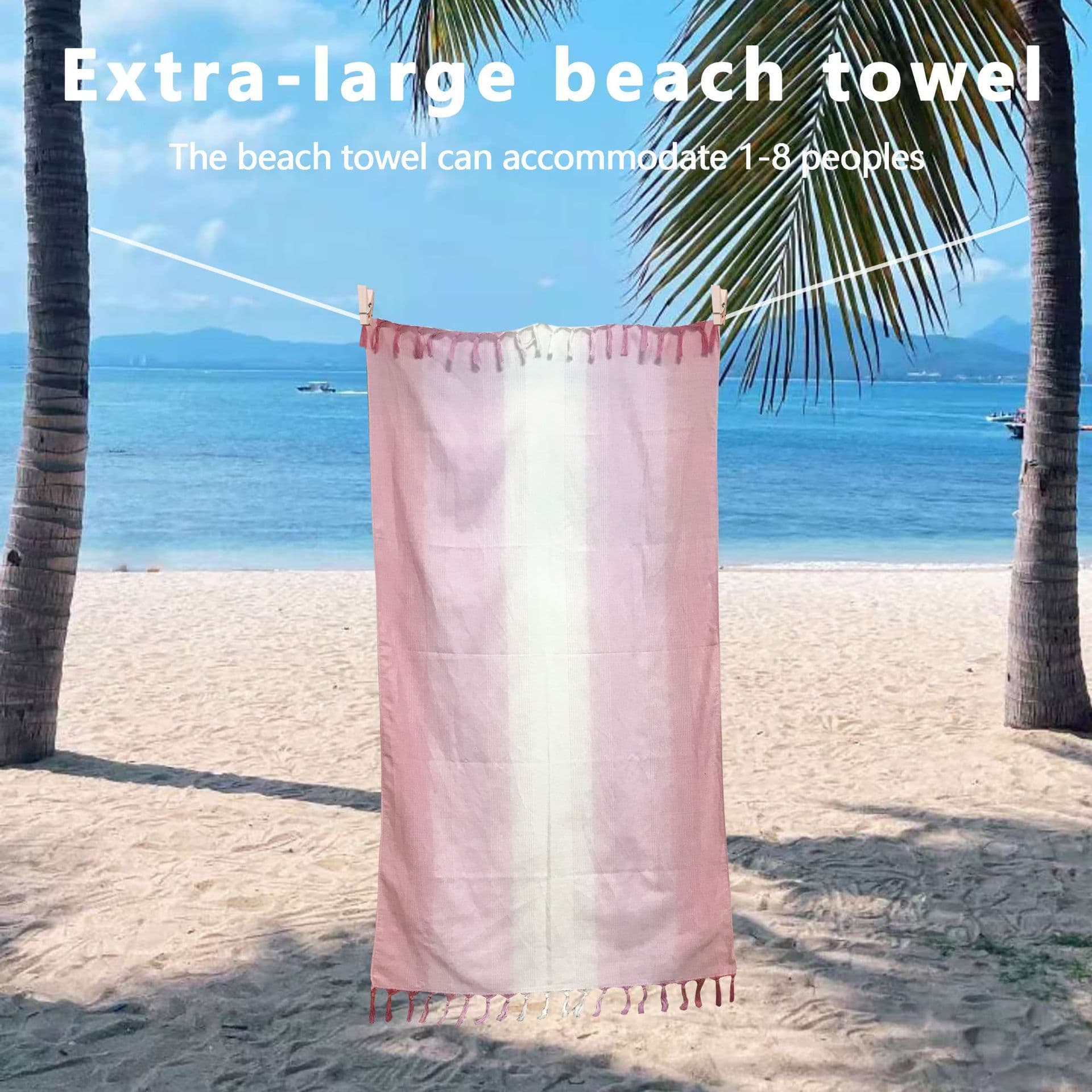 Turkish Beach Towel Striped Fringe Absorbent Large Cotton Bath Towel Multiple Styles Wholesale TURKISH TOWEL