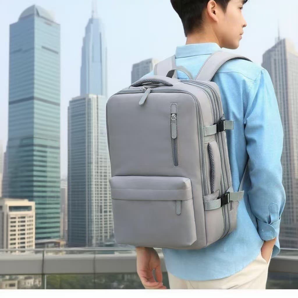 Upgraded Expandable Backpack for Men, Business Travel Luggage Bag, Women's Fashion Laptop Bag
