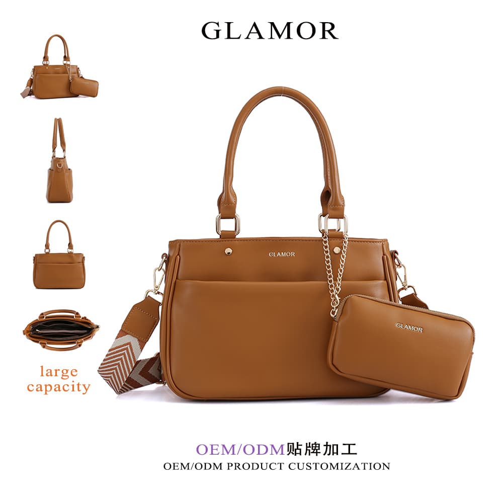 Cross-border bags 2025 new Korean style fashion solid color mother-in-law bag crossbody bag large capacity bags for women