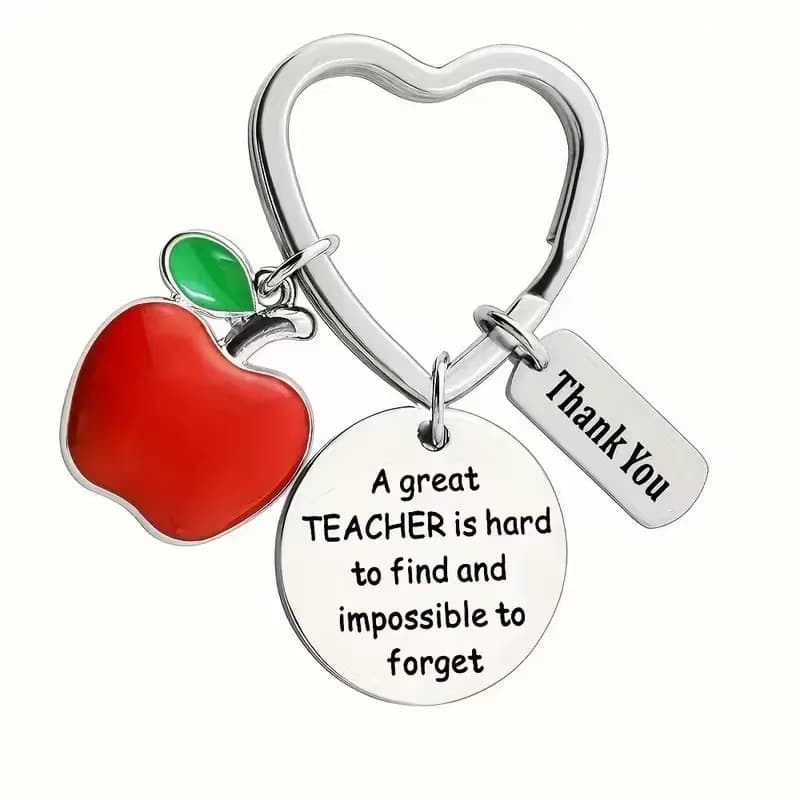 A great Teacher is hard Cross-border gift Teacher's Day gift Apple keychain Amazon