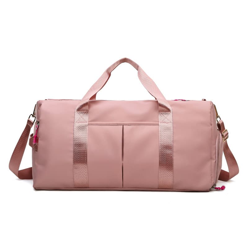 Short Trip Bag for Women, Lightweight with Separate Shoe Compartment, Multi-Functional Sports Bag, Gym Bag, Yoga Bag, Wet and Dry Separation