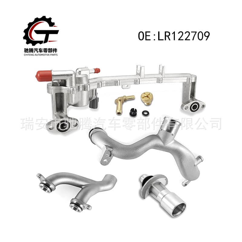 LR122709 Water Pump Thermostat Top Crossover Hose Compatible with 10-20 Land Rover LR4 Range Rover