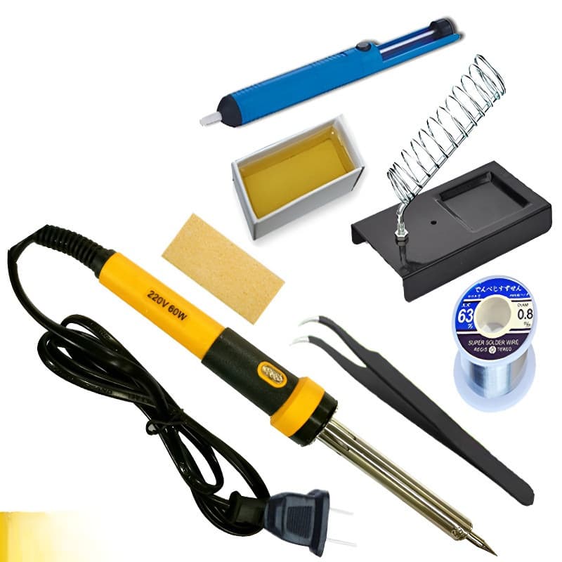 Electric soldering iron set household constant temperature welding pen student school external heating electric soldering iron soldering free shipping