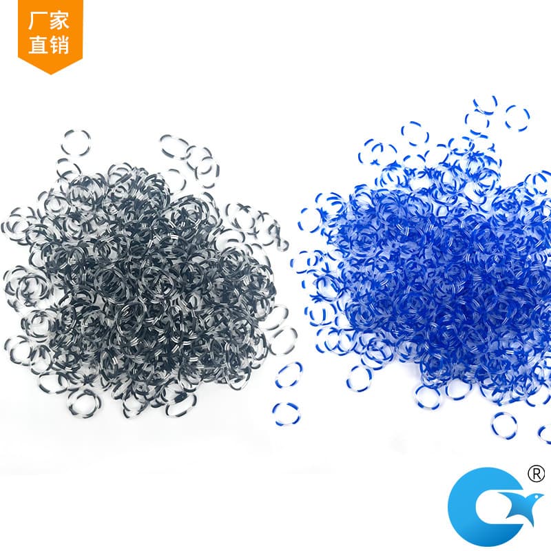 Factory direct supply of woven dual-color elastic bands, industrial rubber bands made of high-elasticity TPR material, 2023 new model.