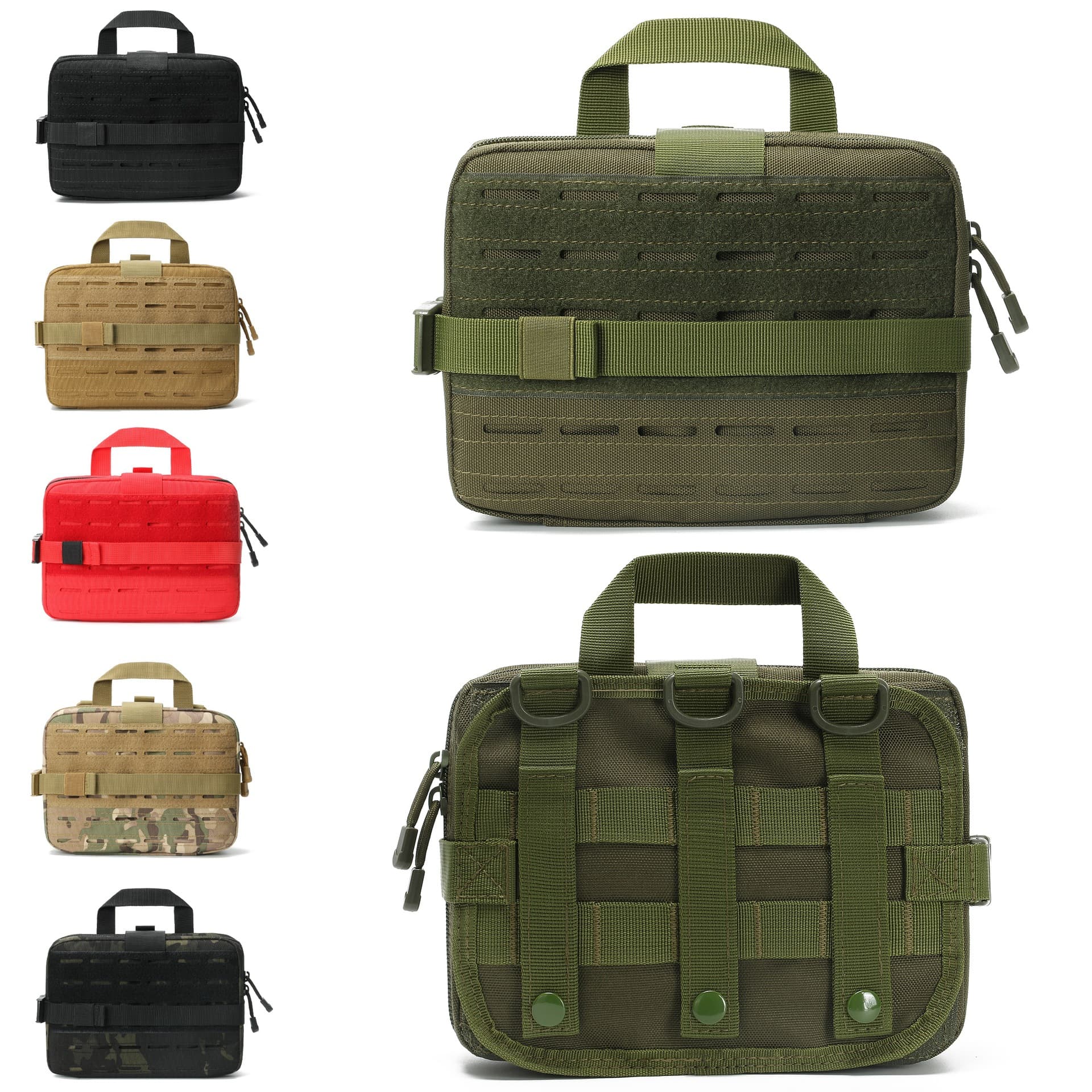 Outdoor Tactical Storage Bag Camping Utility Waist Pouch Multi-functional Carrying Bag EDC Medicine Tool Organizer