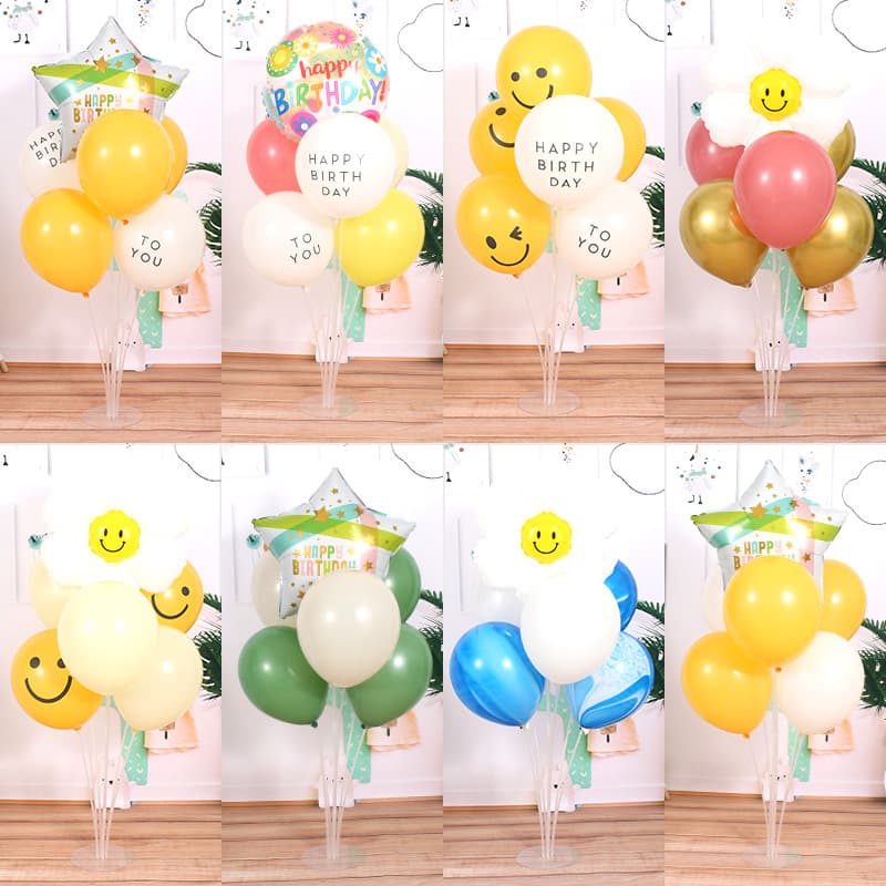 Children's Birthday Decoration Table Floating Balloon Ornaments Sunflower Baby Party Supplies Scene Layout Balloon Tree