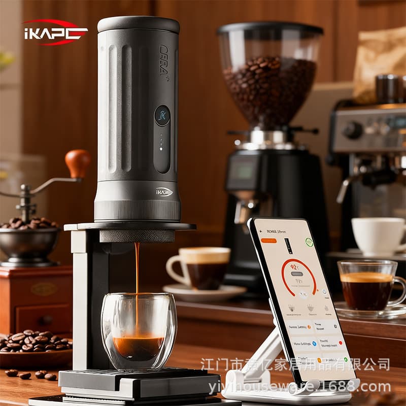 Portable Coffee Machine Kapo K2 Compact Home Outdoor APP Espresso Extraction Heated 58mm
