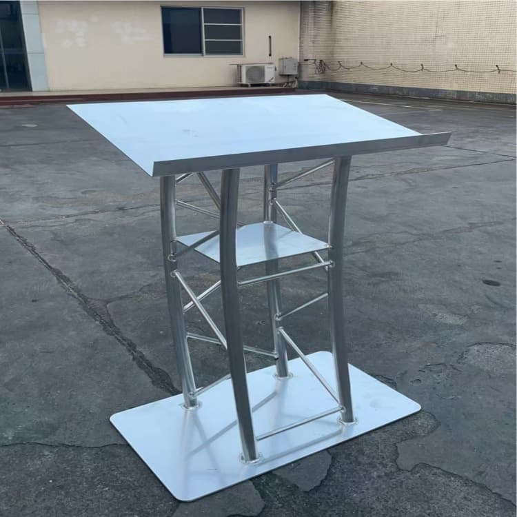 High-end podium, outdoor summit speech, lecture hall podium