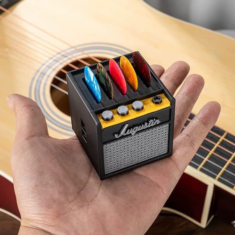 New 3D Printing Guitar Picks Holder 3D printed guitar picks for storage 3D style