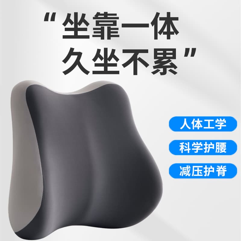 Office Lumbar Support Cushion, Back Support Pillow for Chair, Waist Pillow for Herniated Disc Pain, Pregnant Women Support Cushion