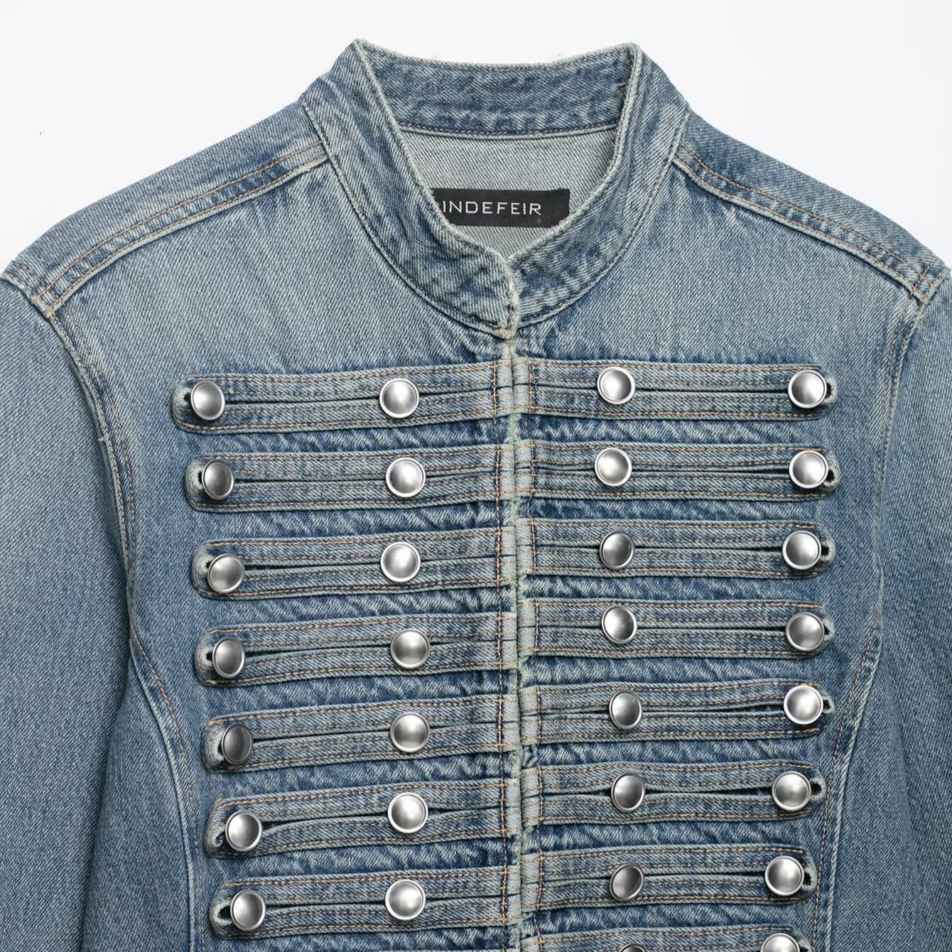 Cross-border Women's Fashion Ins Style Casual American Retro Washed Fitted Denim Jacket 0695074