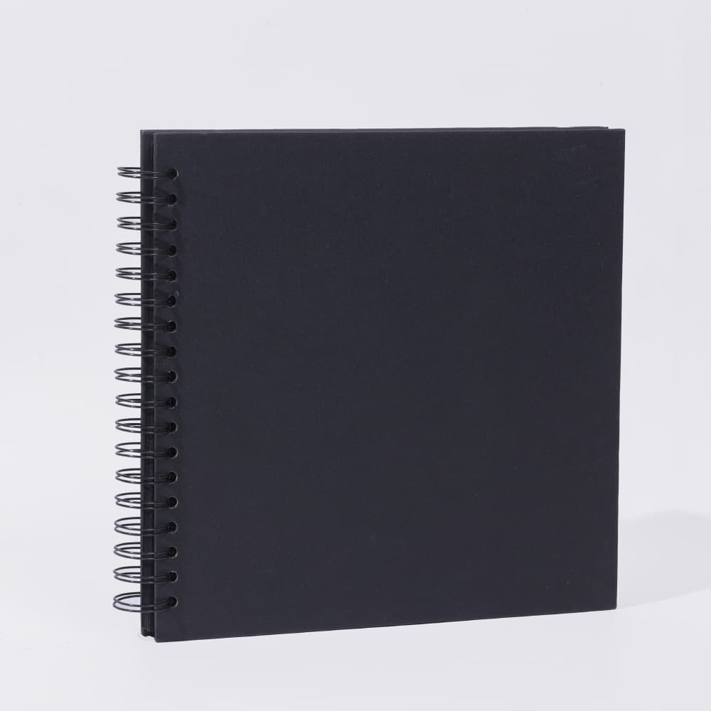 8-inch 40-Page Hardcover Kraft Paper Scrapbook Album DIY Ring-Bound Flip Scrapbook Storage Album