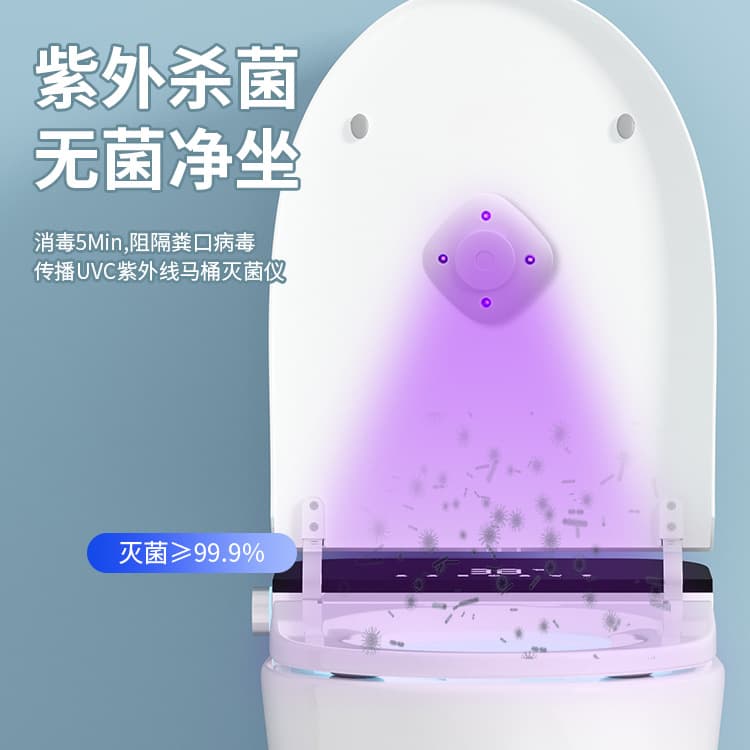 Source manufacturer of portable mini UVC disinfection lamps for toilets, USB rechargeable sterilizers.