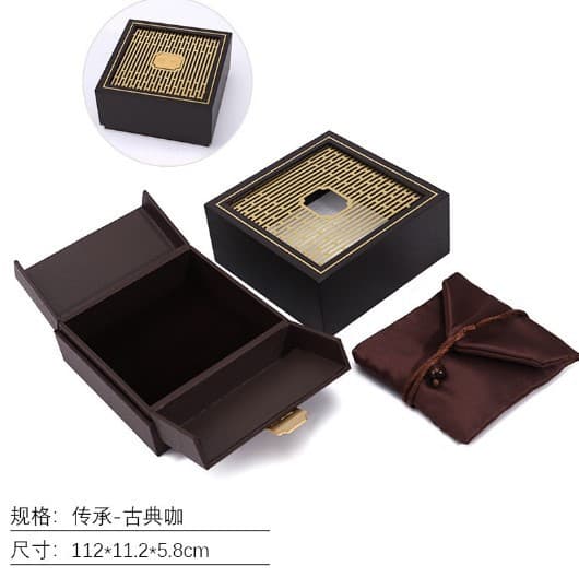 Ancient Gold Jewelry Box Heritage Bracelet Box Jadeite Retro Antique Bracelet Box Gift Packaging Box