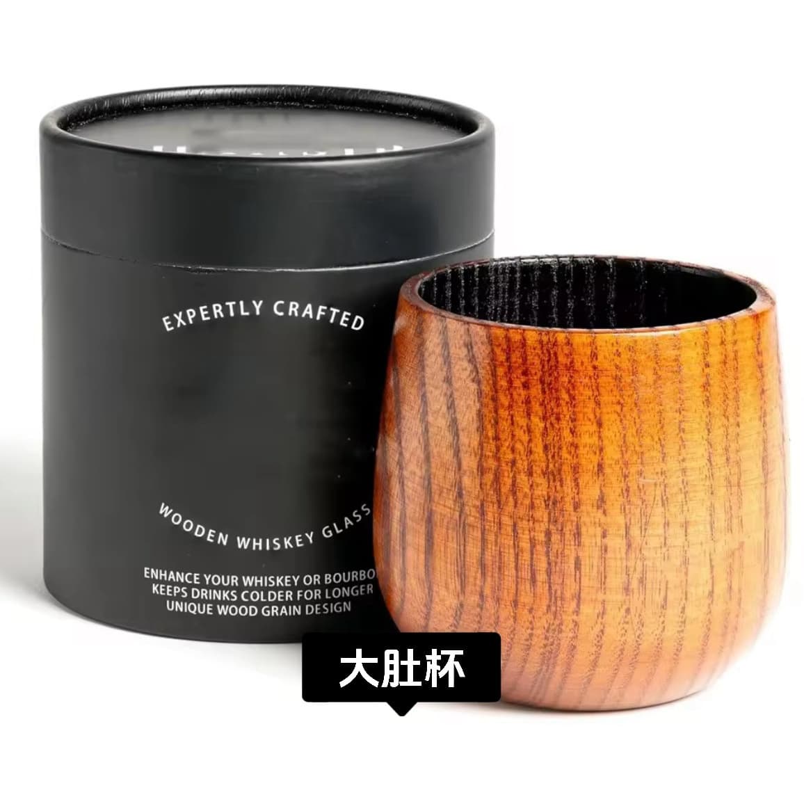 Simple Wooden Tea Cup for Home and Restaurant Use, Handmade Burnt Jujube Wood Creative Small Cup, Ready to Ship