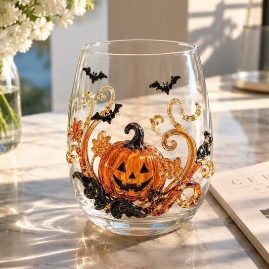 Stylish Creative Practical Hot-Selling Halloween Artisan Glassware Halloween Glass Cup