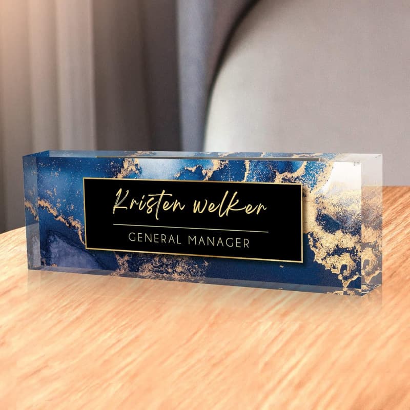 Custom Name Plate for Desk, Desk Name Plate Personalized
