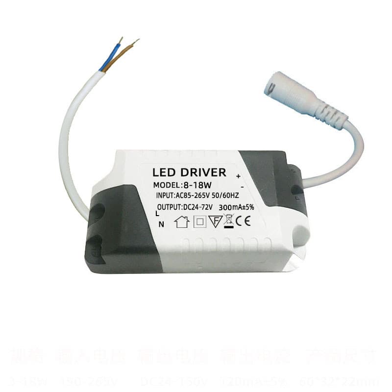 Non-Isolated 8-24W Ultra-Thin Downlight Driver Power Supply 9W 12W 15W 18W Panel Light Transformer LED Driver